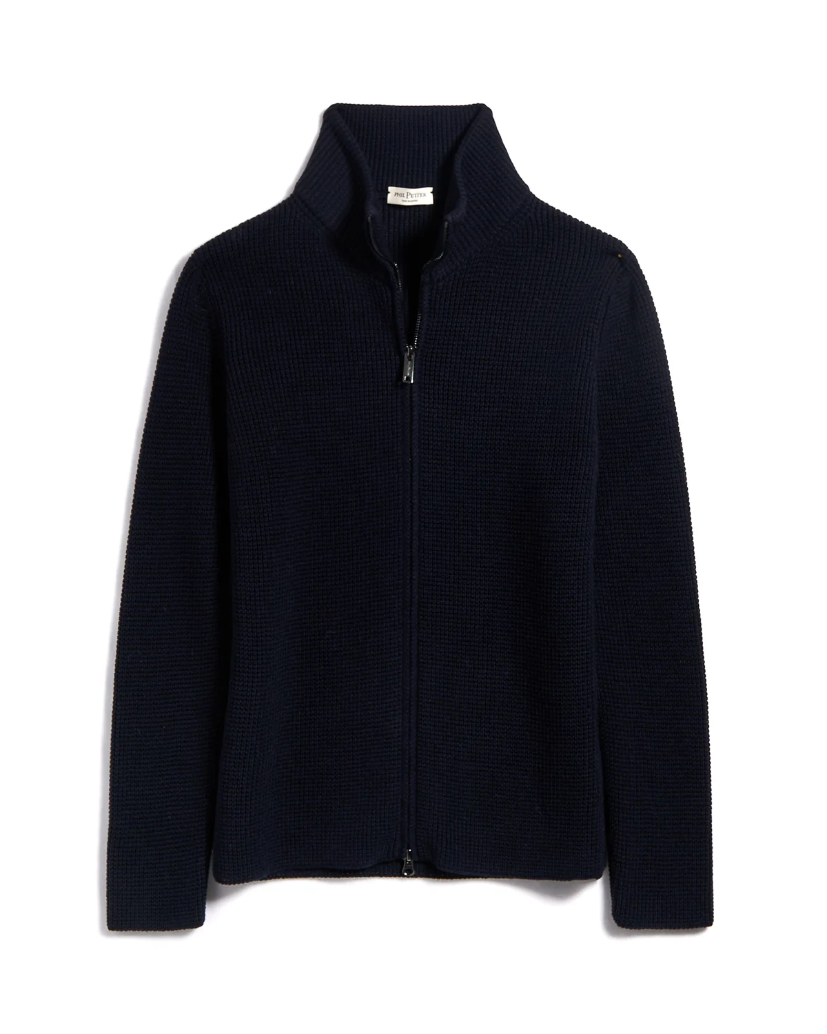 Double Royal Stitch Zip Cardigan