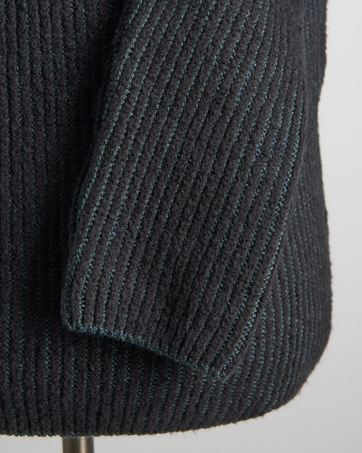 Soft Ribbed Hi Low Mockneck Sweater - Image 6