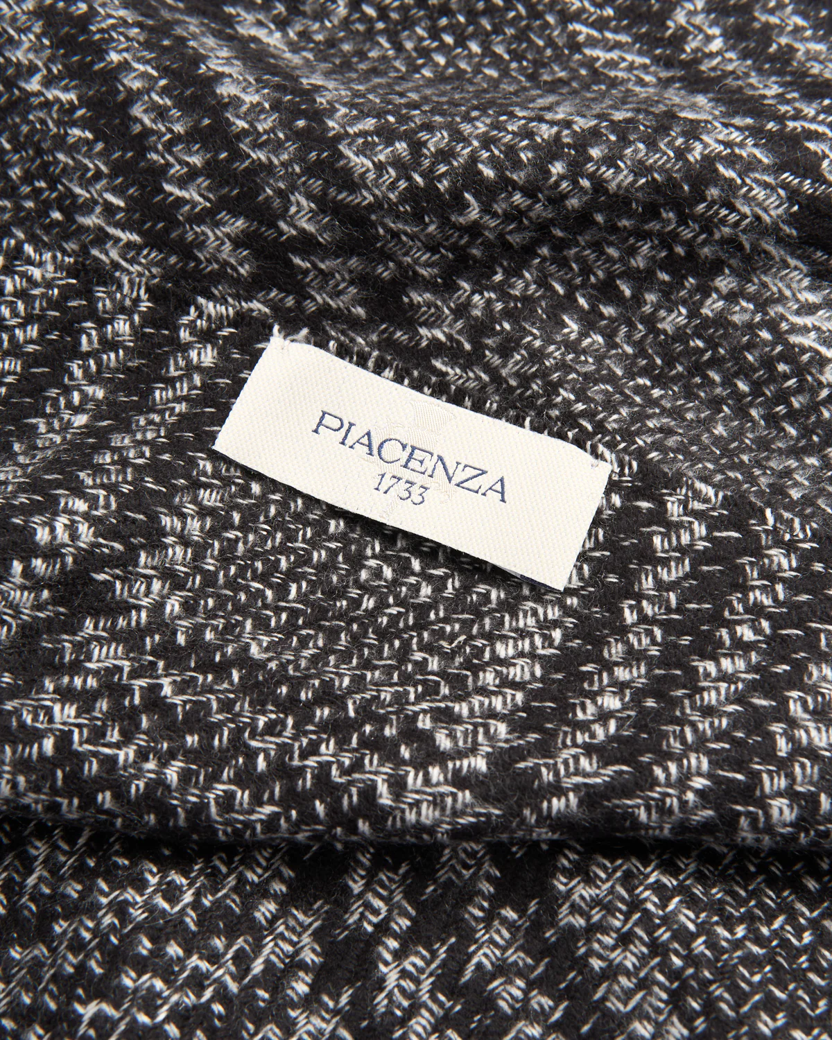 Silk & Cashmere Prince Of Wales Dressy Scarf - Image 3