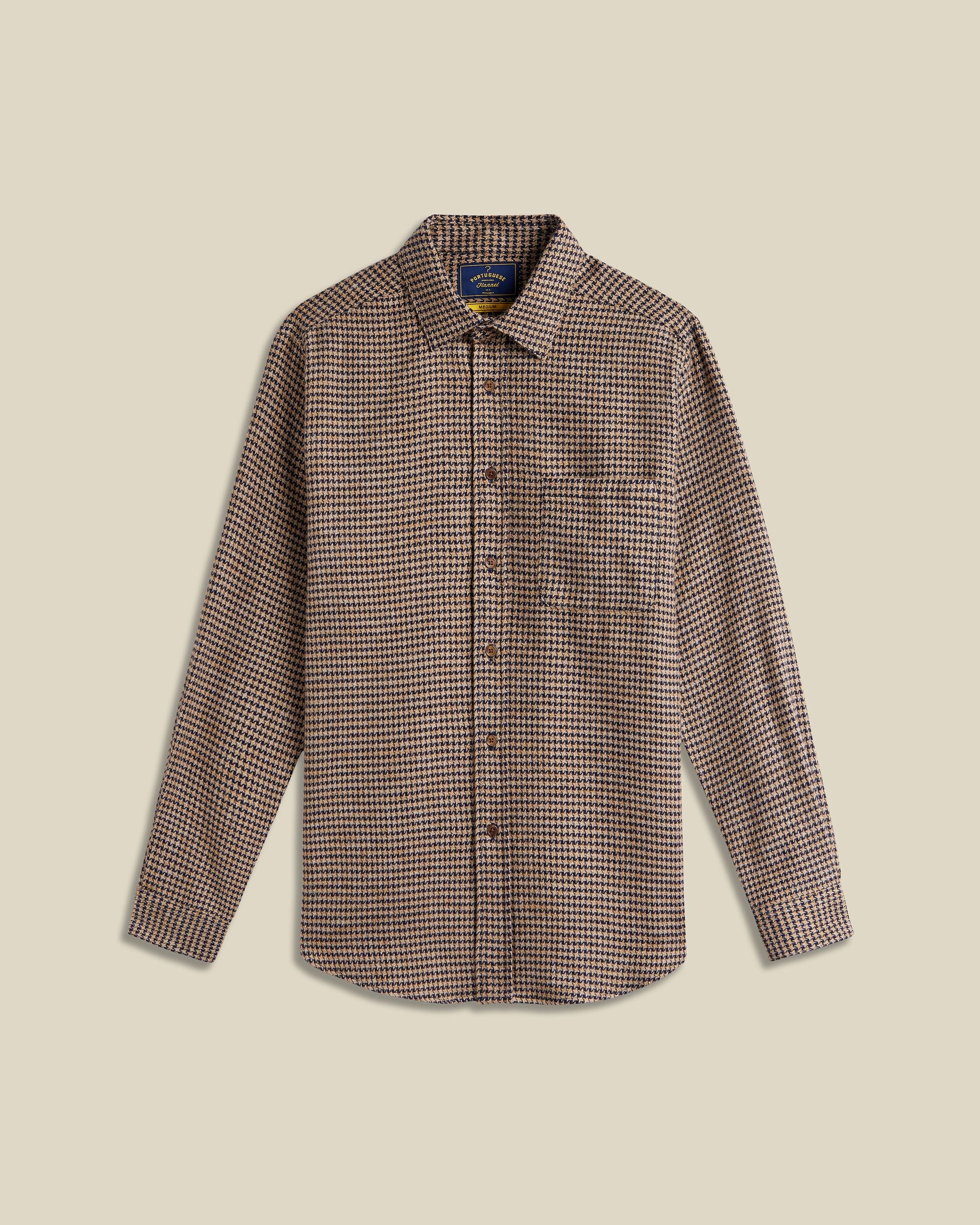 Abstract Pied Pool Cotton Flannel Shirt