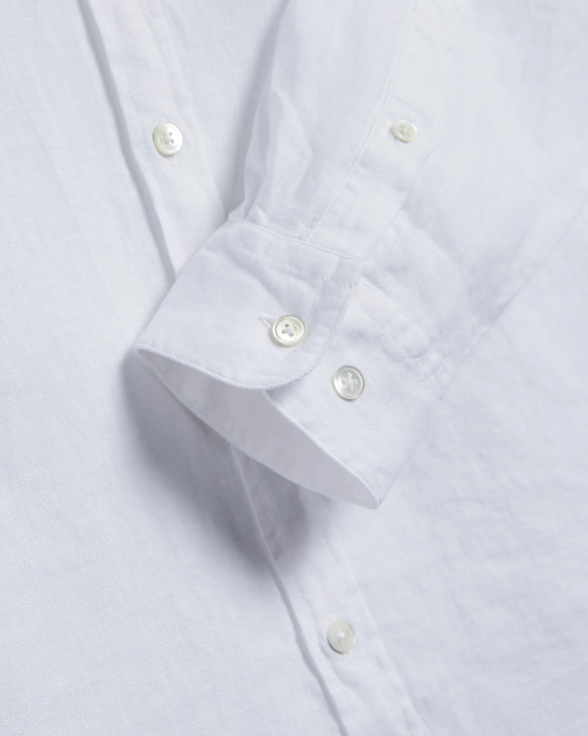 Long Sleeve Linen Shirt - Image 2