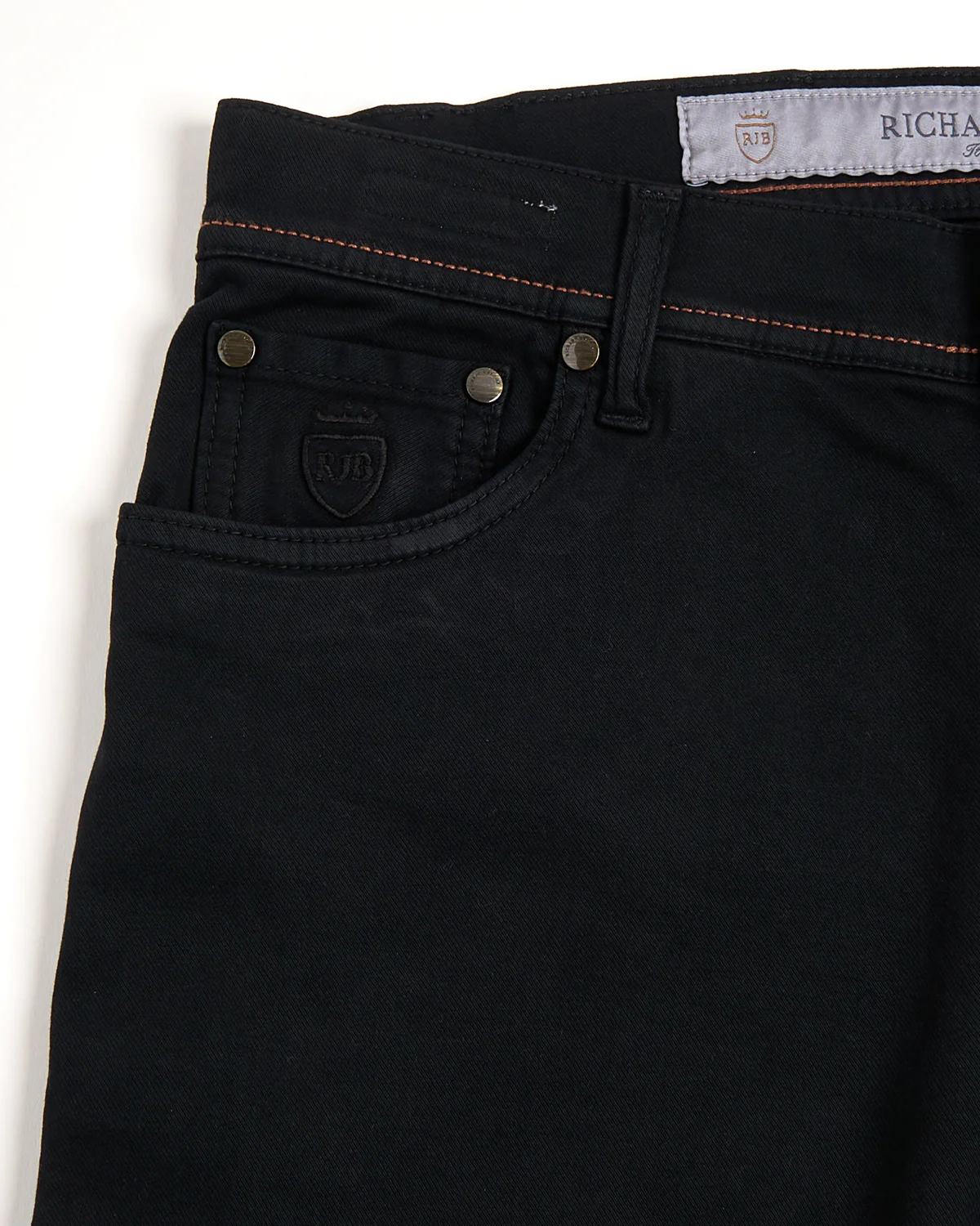 Milano Z Brushed Cotton 5 Pocket Pants - Image 4