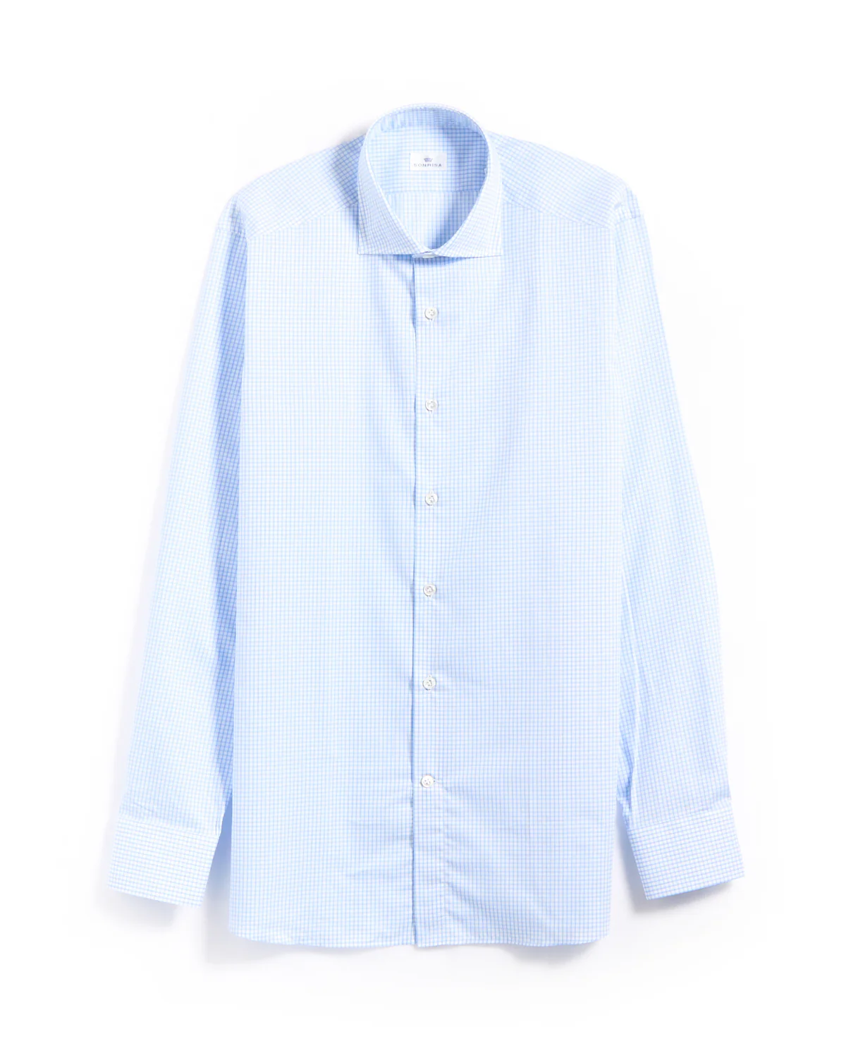 Micro Check Superior Cotton Regular Fit Dress Shirt