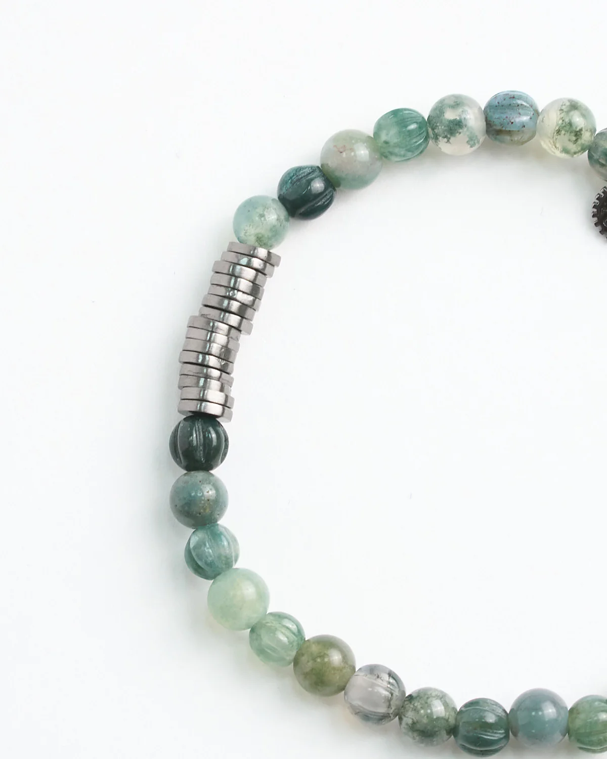 Classic Discs Black Ruthenium Bracelet - Image 2